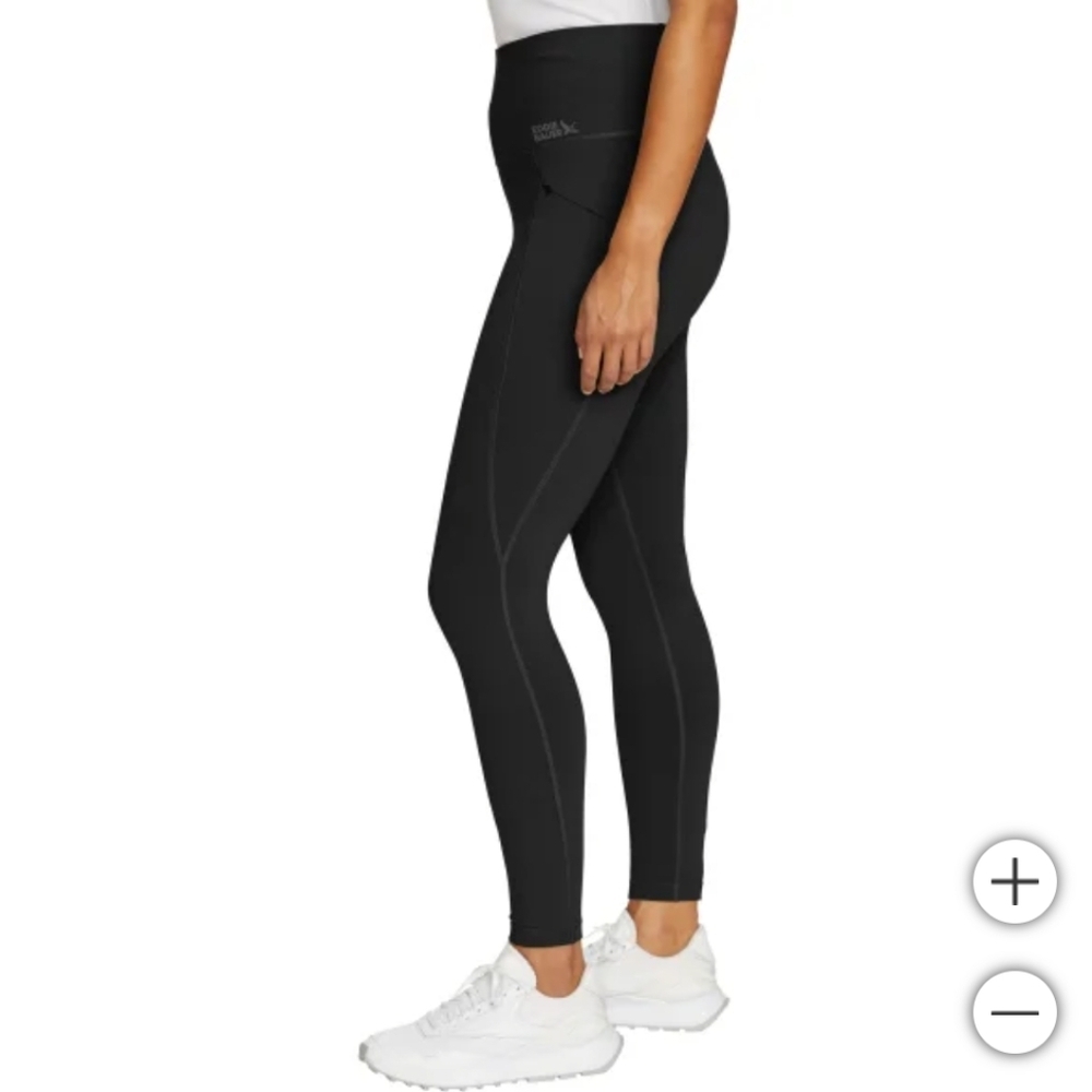 NWT Eddie Bauer Women's Trail Tight Black‎ - Picture 2 of 6